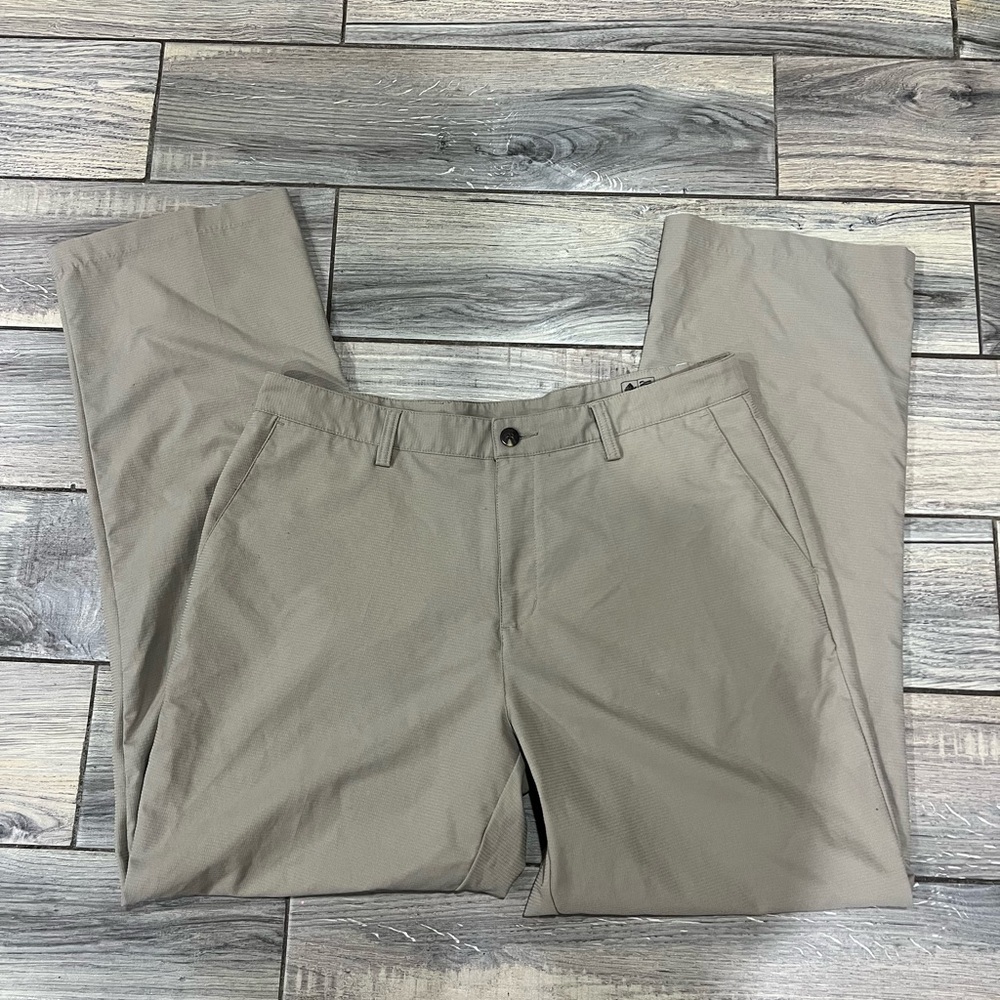 adidas Men's Tan Gold Pants clima cool size 36X32 EUC khaki color